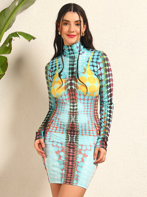 TANDUL Women Printed Bodycon Dress