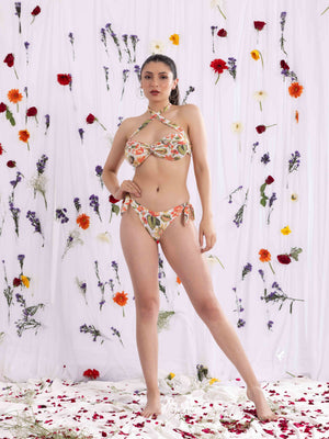 ELTIRE Women  Floral Printed Lingerie Set