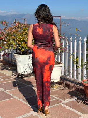 TANDUL Women Stunning Tie-dye Dress