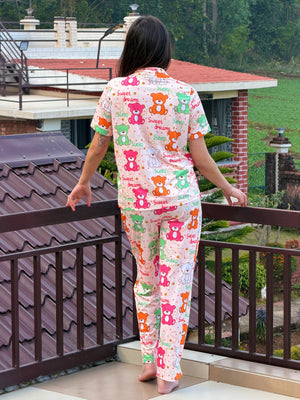 TANDUL Women Soft Printed Nightsuit