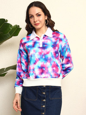 TANDUL Women Stunning Tie-dye Sweatshirt