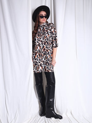 TANDUL  Casual Regular Sleeves Printed Women Multicolor Top
