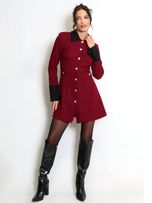 TANDUL  Women Fit and Flare Red Dress