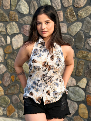 TANDUL Women Regular Fit Printed Casual Shirt