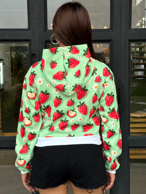 TANDUL Women Strawberry Printed Sweatshirt