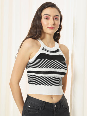 TANDUL  Casual Sleeveless Printed Women Multicolor Top