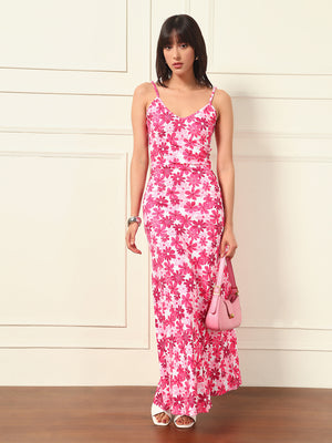 TANDUL Women Pink  Floral Dress