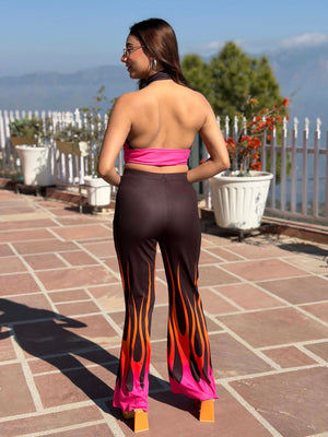 TANDUL Women Bold Flame Printed Co-ord Set