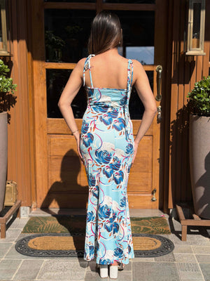 TANDUL Women Stunning Floral Printed Long Dress