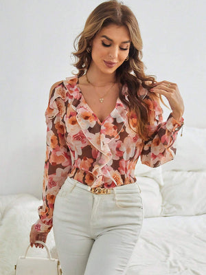 TANDUL  Casual Regular Sleeves Printed Women Multicolor Top