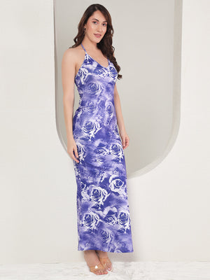 TANDUL  Women Bodycon Purple Dress