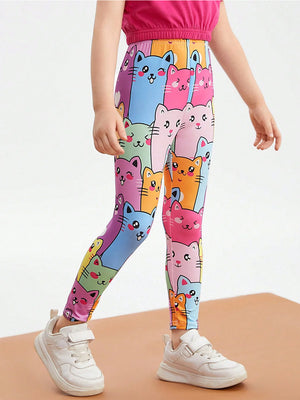 TANDUL  Legging For Girls  (Multicolor Pack of 1)