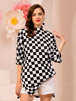 TANDUL  Casual Regular Sleeves Printed Women Multicolor Top