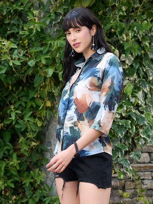 TANDUL Women Multicolor Printed Shirt