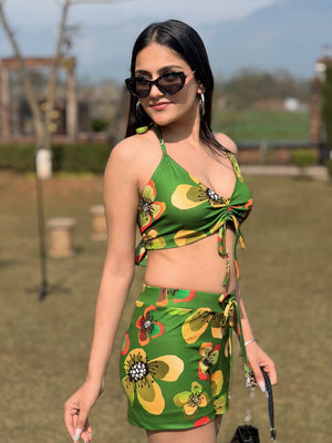 TANDUL Women Green Printed Co-ord Set
