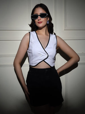 TANDUL  Solid Women Waistcoat