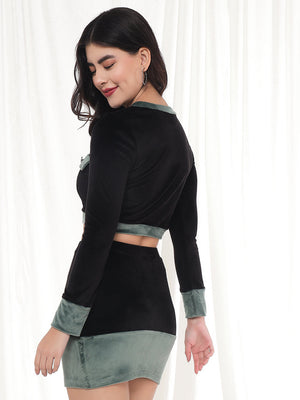 TANDUL Top Skirt Co-ords Set