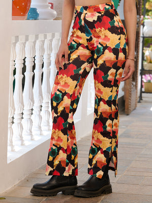 TANDUL Women Multicolor Printed Trouser