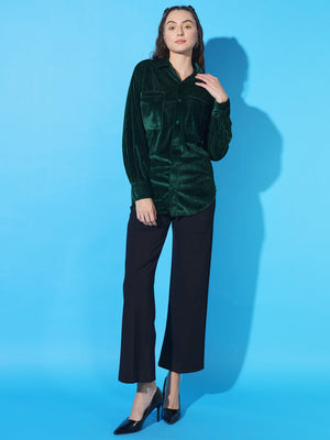 TANDUL  Women Regular Fit Solid Casual Shirt