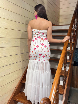 TANDUL Women Pink Flower Printed Dress