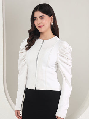 TANDUL  Women Solid Fleece Jacket