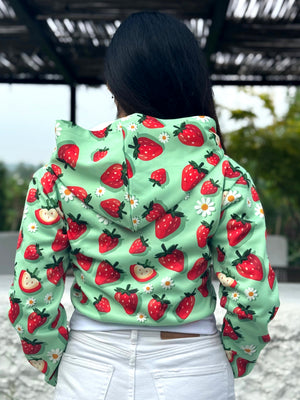 TANDUL Women Strawberry Printed Sweatshirt