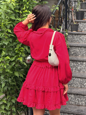 TANDUL WomenFuchsia Pink Flared Dress