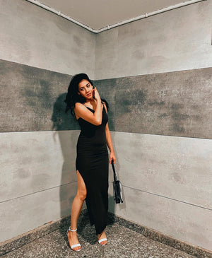 TANDUL  Women Bodycon Black Dress