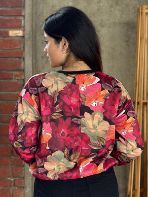TANDUL Women Multicolor Floral Printed Sweatshirt