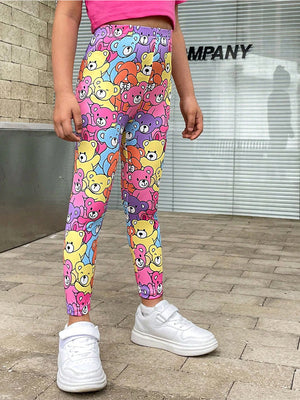 TANDUL  Legging For Girls  (Multicolor Pack of 1)