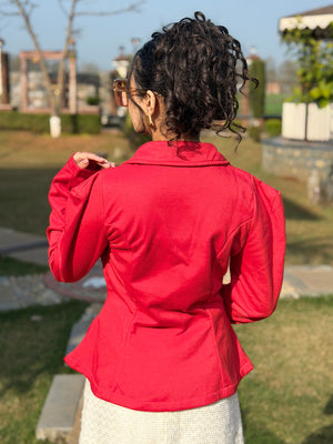 TANDUL Polyester Solid Coat For Women