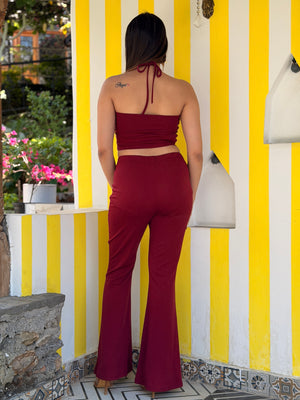 TANDUL Women Chic Maroon Co-ord Set