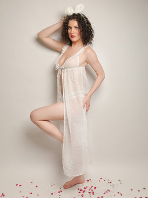 ELTIRE Exquisite Georgette Two Piece Lingerie Wear