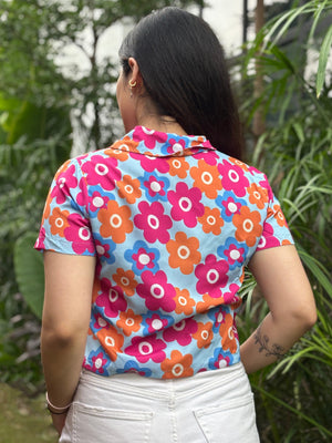 TANDUL Women Vibrant Floral Shirt