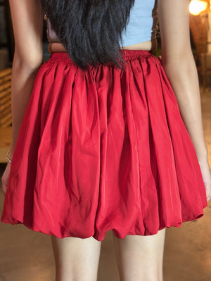 TANDUL Women Red Balloon Skirt