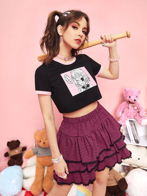 TANDUL Casual Regular Sleeves Printed Women Multicolor Top