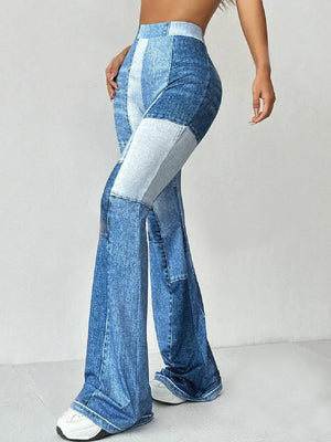 TANDUL  Women Regular Fit Light Blue Lycra Blend Trousers