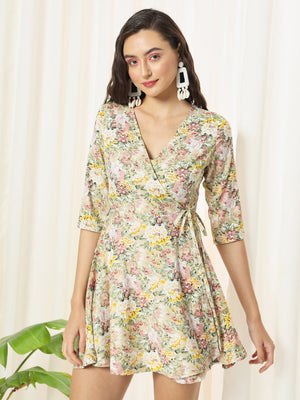 TANDUL  Women Fit and Flare Multicolor Dress