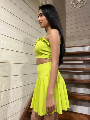 TANDUL Women Stunning Green Co ord Set