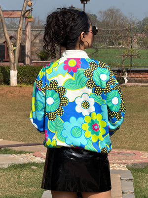 TANDUL Women Vibrant Floral Printed Sweatshirt