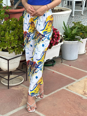 TANDUL Women Straight Fit Printed Trouser