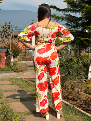 TANDUL Women Stunning Multicolor Printed Jumpsuit