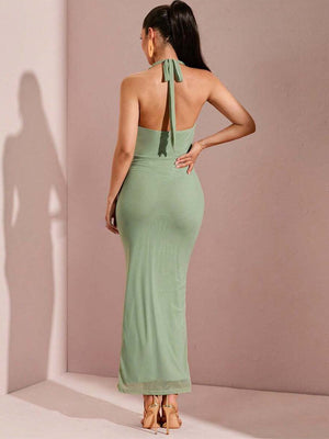 TANDUL  Women Bodycon Green Dress