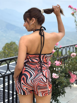 TANDUL  Women Bodycon Multicolor Playsuit