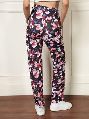 TANDUL Anime Printed Straight Fit Trouser