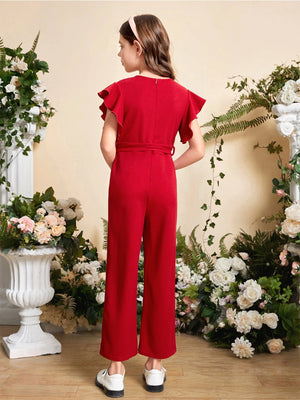 TANDUL Solid Girls Jumpsuit