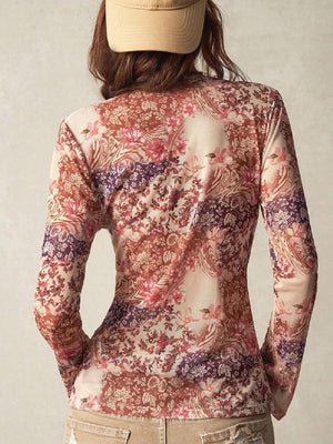 TANDUL  Women Comfort Fit Fit Floral Print Slim Collar Casual Shirt