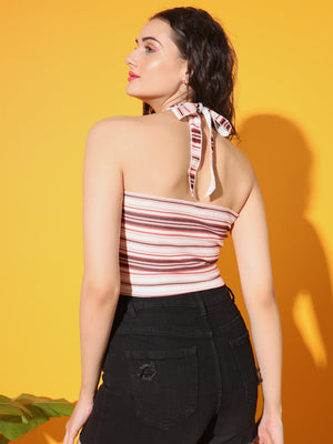 TANDUL  Casual Sleeveless Printed Women Multicolor Top