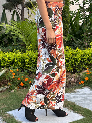 TANDUL Women Multicolor Floral Printed Skirt