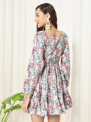 TANDUL  Women Fit and Flare Multicolor Dress